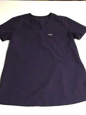 FIGS Scrub Top XS FW1000 Nurse Women's Catarina One Pocket Navy